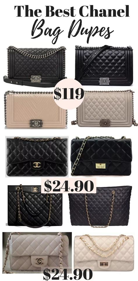 dupe chanel boy bag|Chanel bag knock off.